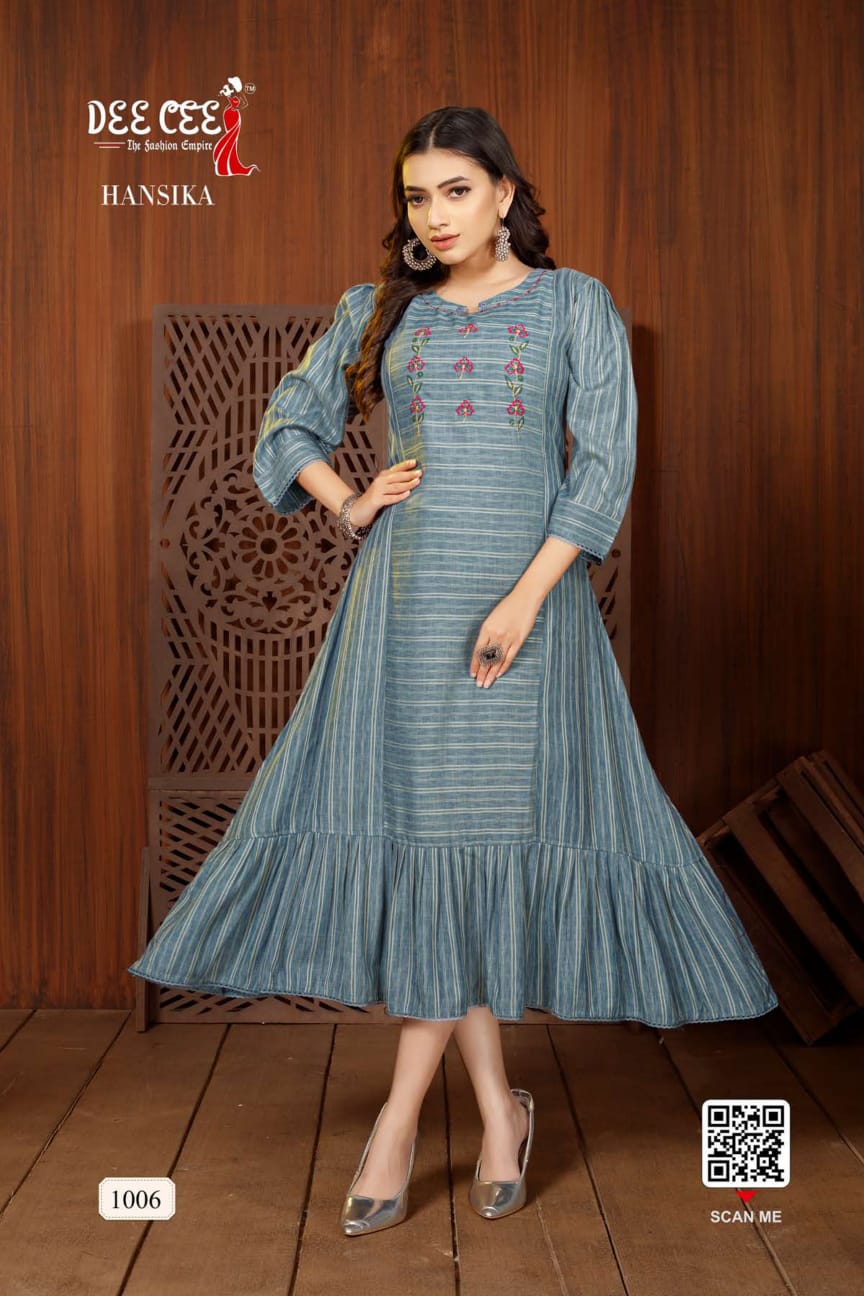 Hansika Designer Exclusive Wear Wholesale Anarkali Kurtis